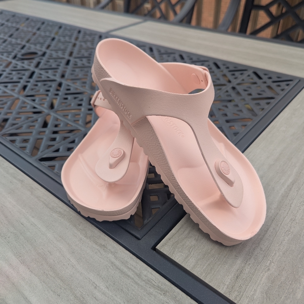Birkenstock Gizeh 40 EVA Light Pink Waterproof Flip Flop Sandals